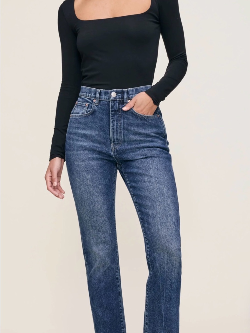 DL 1961High-Rise 29” Straight Leg Women’s Jeans — Blue Size 31